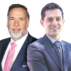 Photo of Dr. Daniel Covarrubias and Dr. Gaston Cedillo